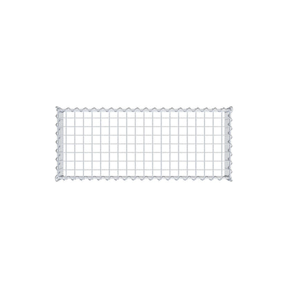 Gabbione aggiuntivo tipo 3 100 cm x 20 cm x 40 cm (L x A x P), dimensione maglia 5 cm x 5 cm, a spirale