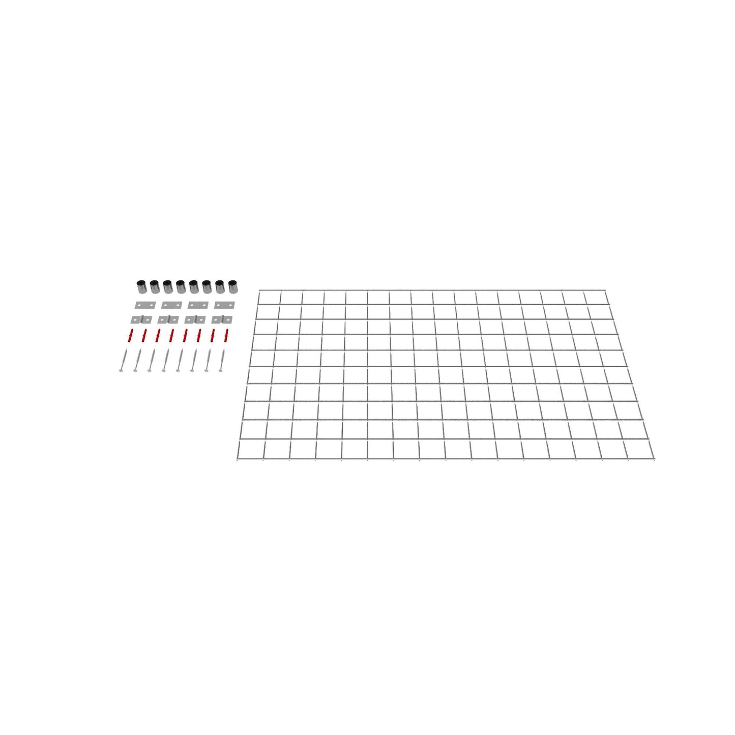 Dekorativt gitter / espalier (inklusive monteringsmateriale) maskestørrelse 5 x 5 cm
