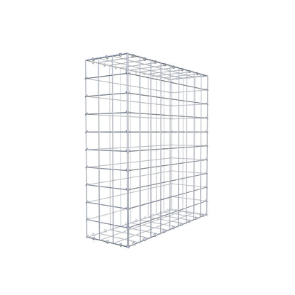 Gavión 100 cm x 90 cm x 30 cm (L x A x P), malla 10 cm x 10 cm, anillo en C