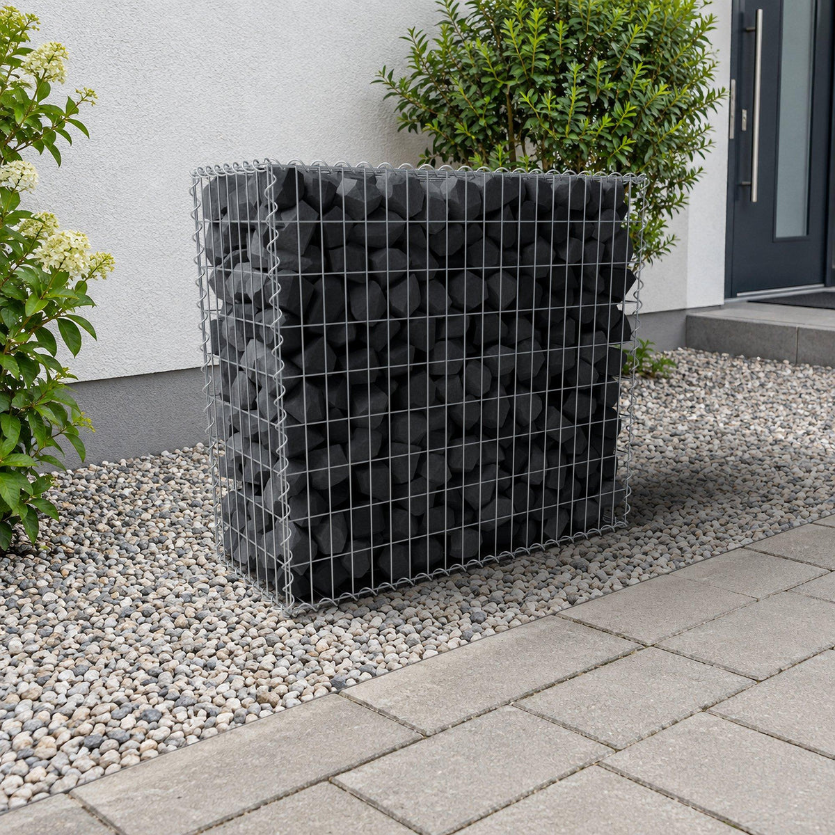 Gabion 100 cm x 90 cm x 40 cm (L x H x D), mesh size 5 cm x 10 cm, spiral