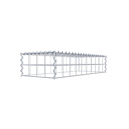 Gabião tipo 3 100 cm x 20 cm x 40 cm (C x A x P), malhagem 10 cm x 10 cm, espiral