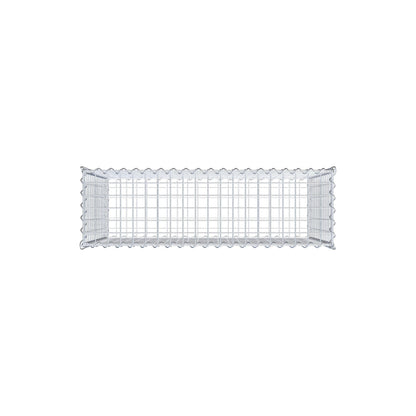 Gabion 100 cm x 70 cm x 30 cm (L x H x D), maskestørrelse 5 cm x 5 cm, spiral