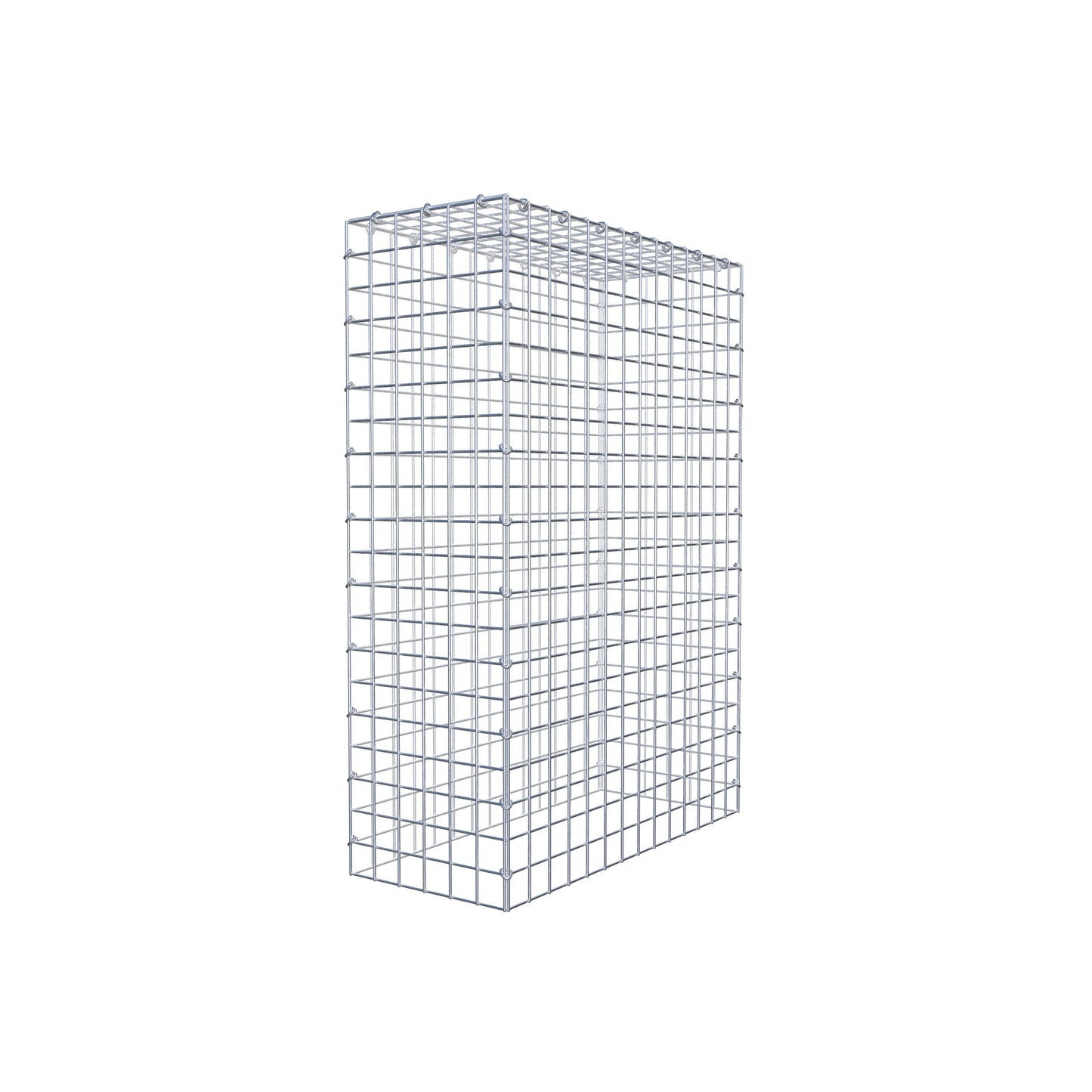 Gavión complementario de tipo 3 100 cm x 70 cm x 30 cm (largo x alto x fondo), malla 5 cm x 5 cm, anillo en C