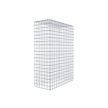 Gavión complementario de tipo 3 100 cm x 70 cm x 30 cm (largo x alto x fondo), malla 5 cm x 5 cm, anillo en C