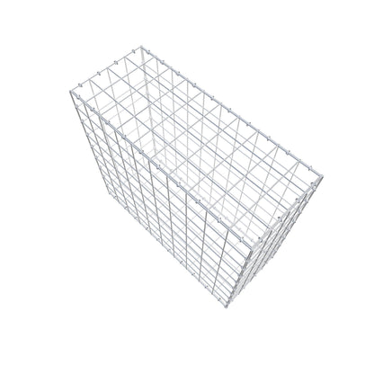 Gabion 100 cm x 90 cm x 40 cm (L x H x D), maskestørrelse 10 cm x 10 cm, C-ring
