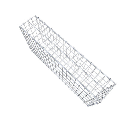 Gabião 100 cm x 50 cm x 20 cm (C x A x P), malhagem 5 x 10 cm, anel espiral
