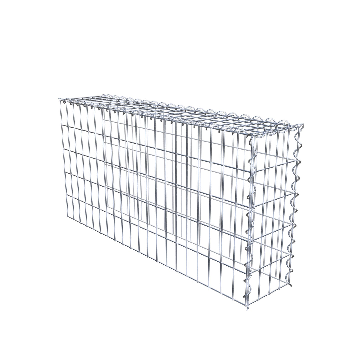 Gavión adicional tipo 4 100 cm x 50 cm x 20 cm (L x A x P), malla 5 cm x 10 cm, en espiral