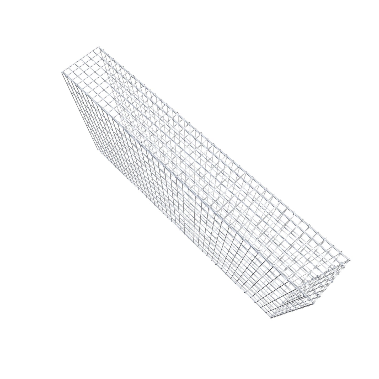 Monteret gabion type 2 200 cm x 100 cm x 30 cm, maskestørrelse 5 cm x 10 cm, C-ring