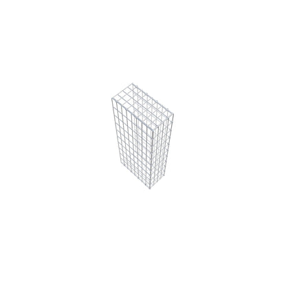 Gabião tipo 2 100 cm x 40 cm x 20 cm, malhagem 5 cm x 10 cm, anel C