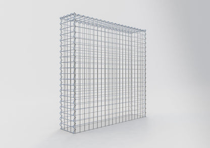 Anbaugabione Typ 3 100 cm x 100 cm x 20 cm (L x H x T), Maschenweite 5 cm x 5 cm, Spirale